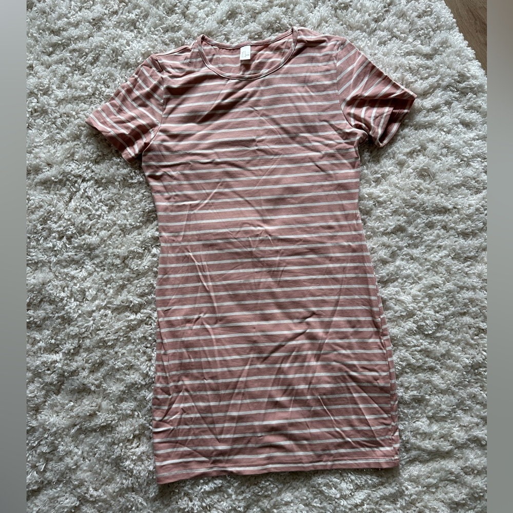 Striped T-Shirt Dress
